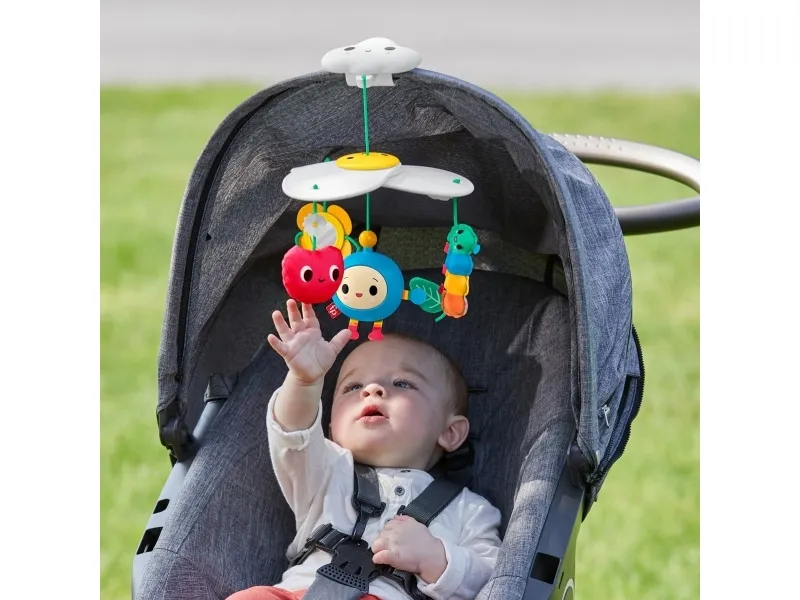 Fisher Price Happy World Flowerin Fun Stroller Toy