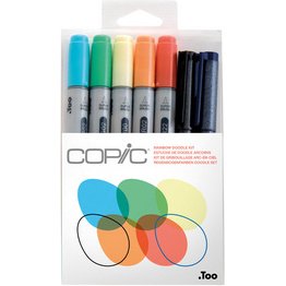 Marqueur ciao, kit de 7 'Doodle Kit Rainbow'