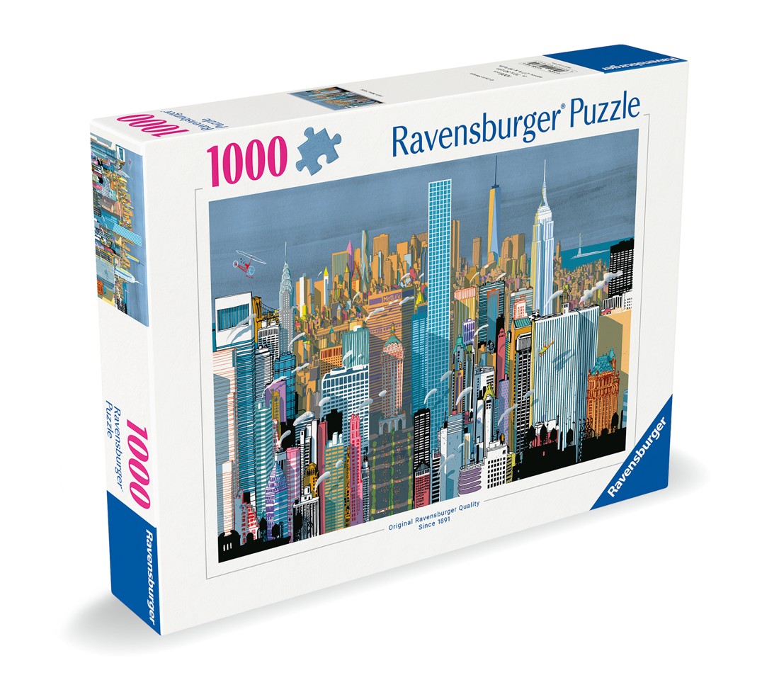 Ravensburger - Puslespil I Am New York 1000 brikker