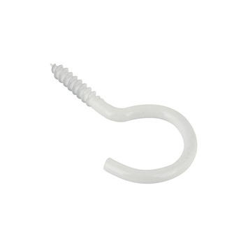 KARWEI Schroefhaken wit 2,3mm - 30mm 6st.