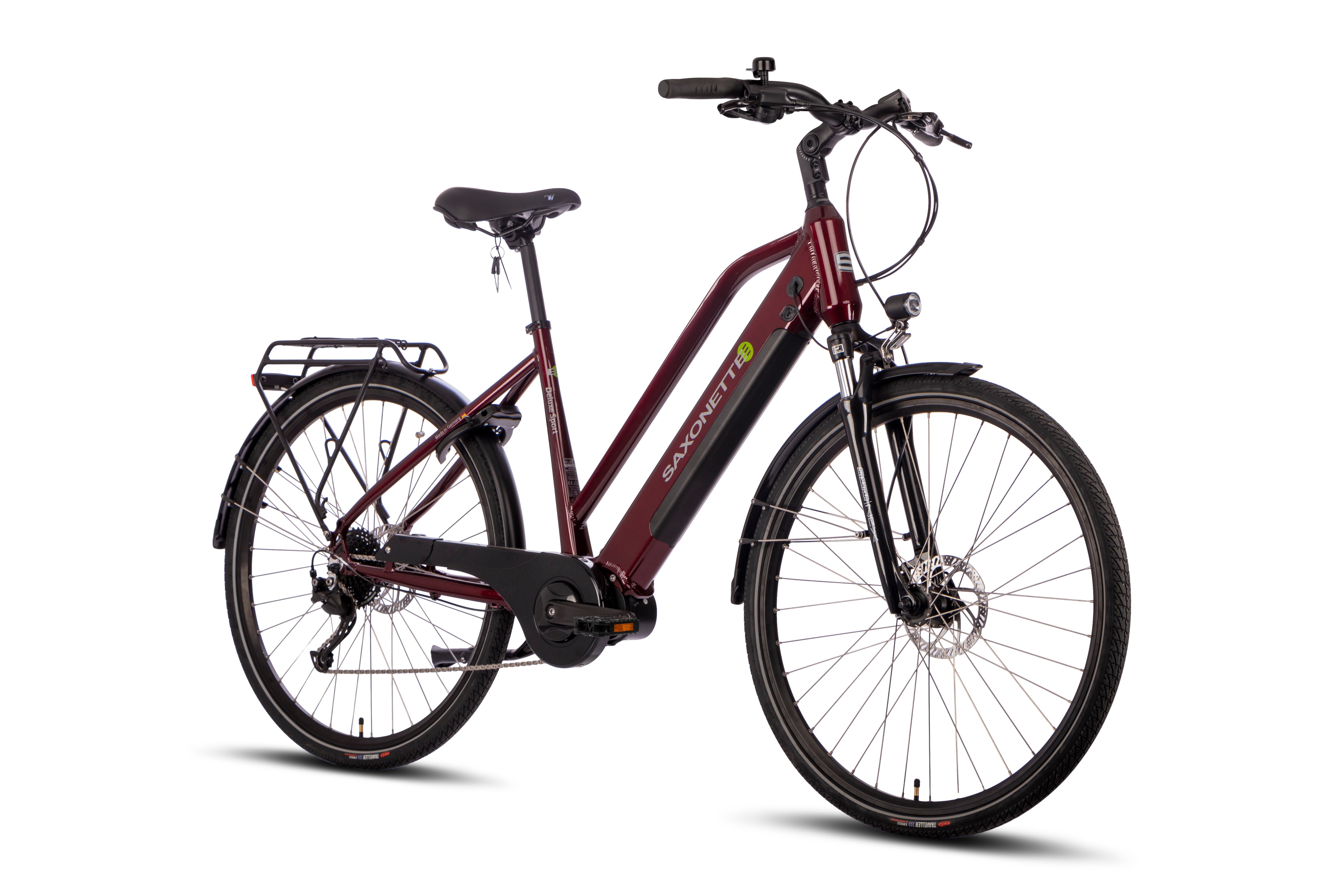 SAXONETTE Deluxe Sport Lady Gang Trekking E-Bike Scheibenbremsen