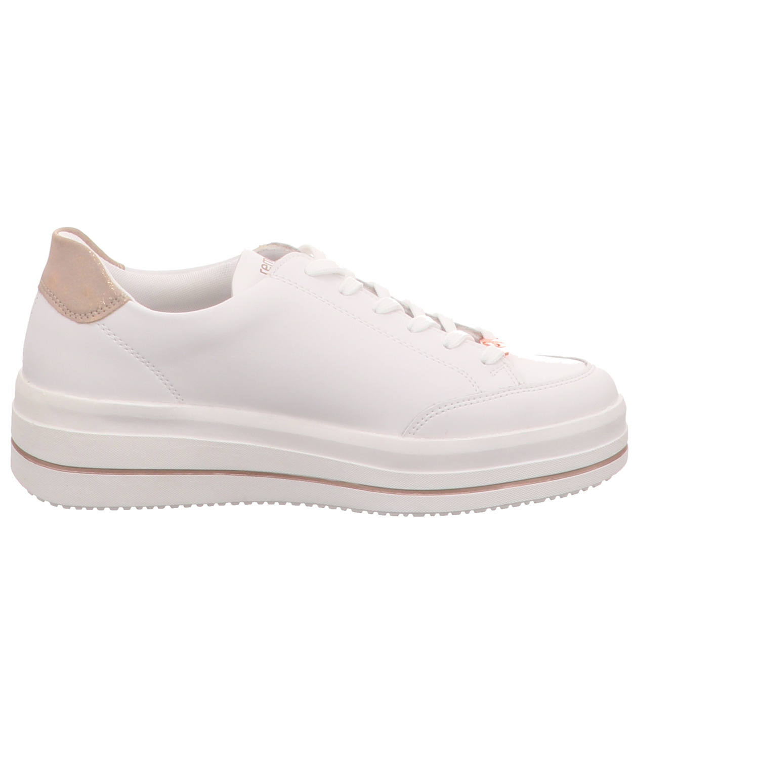 Remonte Schnürhalbschuh weiss/weiss kombi