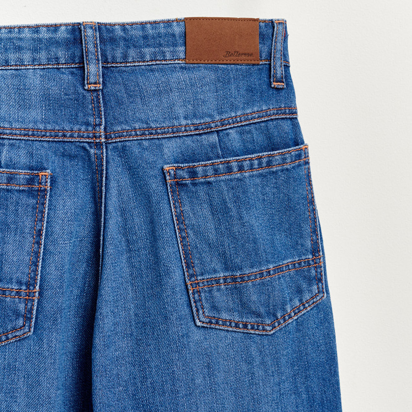 Bellerose Jean regular Pink délavé bleu