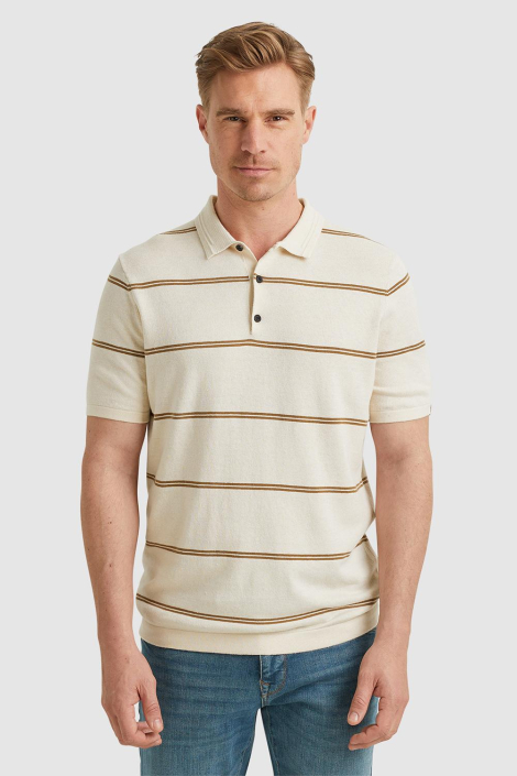 Vanguard beige heren polo