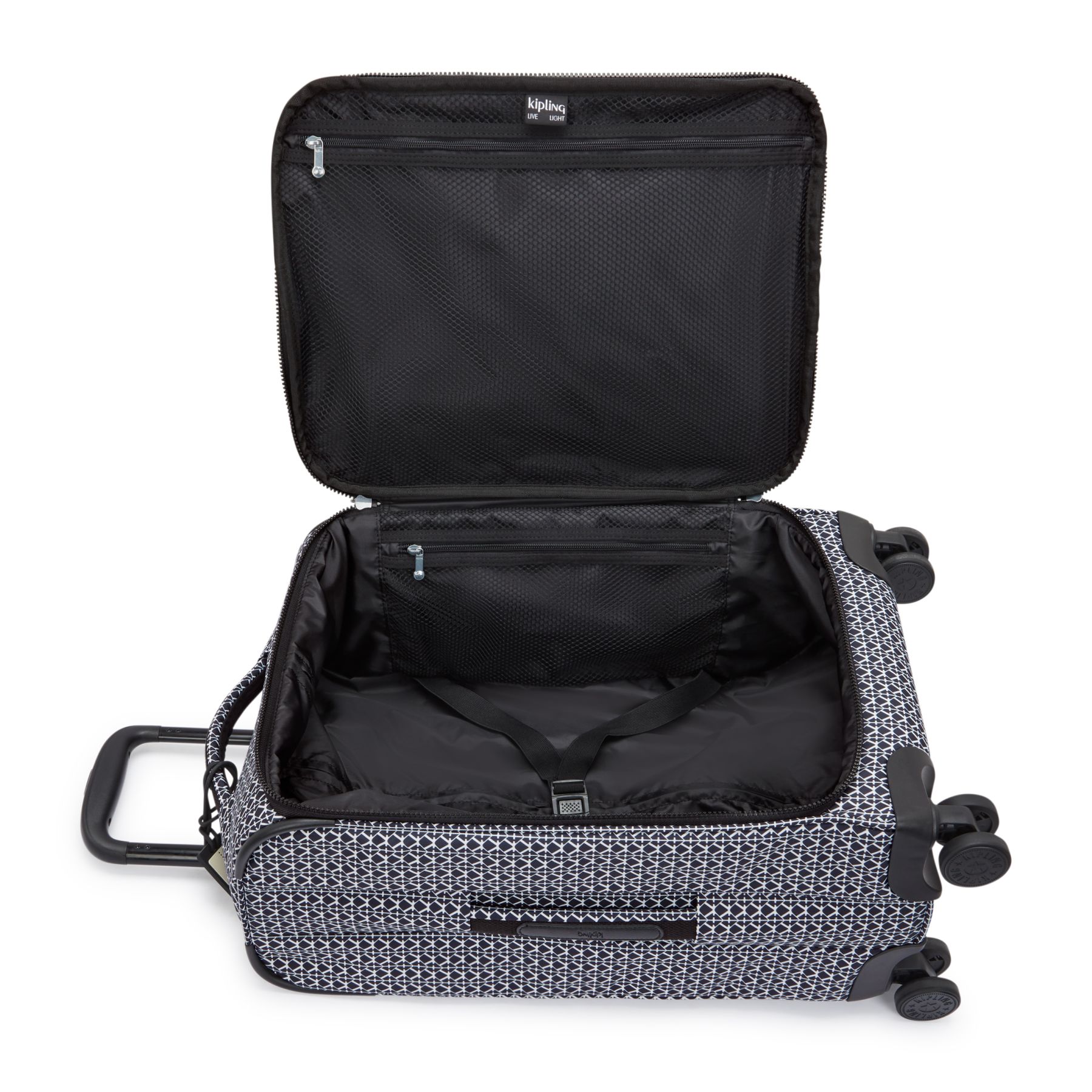 NEW YOURI SPIN S Petite Valise à Roulettes avec Poignée Télescopique - Signature Print