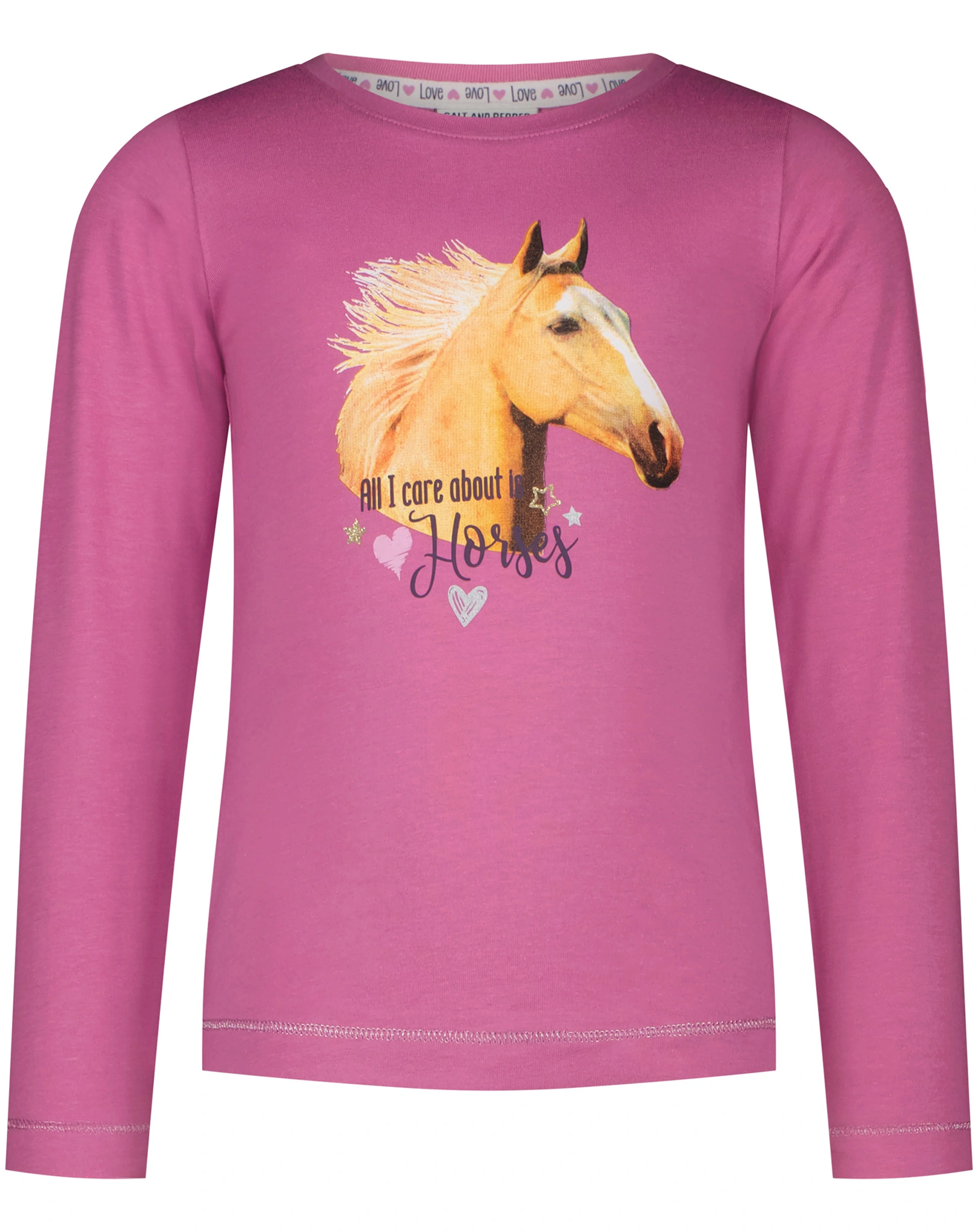 Langarmshirt GOOD TIMES - HORSE HEAD in lilac