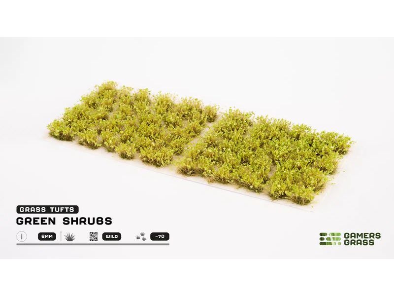 GamersGrass Tufts Wild Green Shrub Hochwertige Tufts für den Gelände- und Miniaturenbau