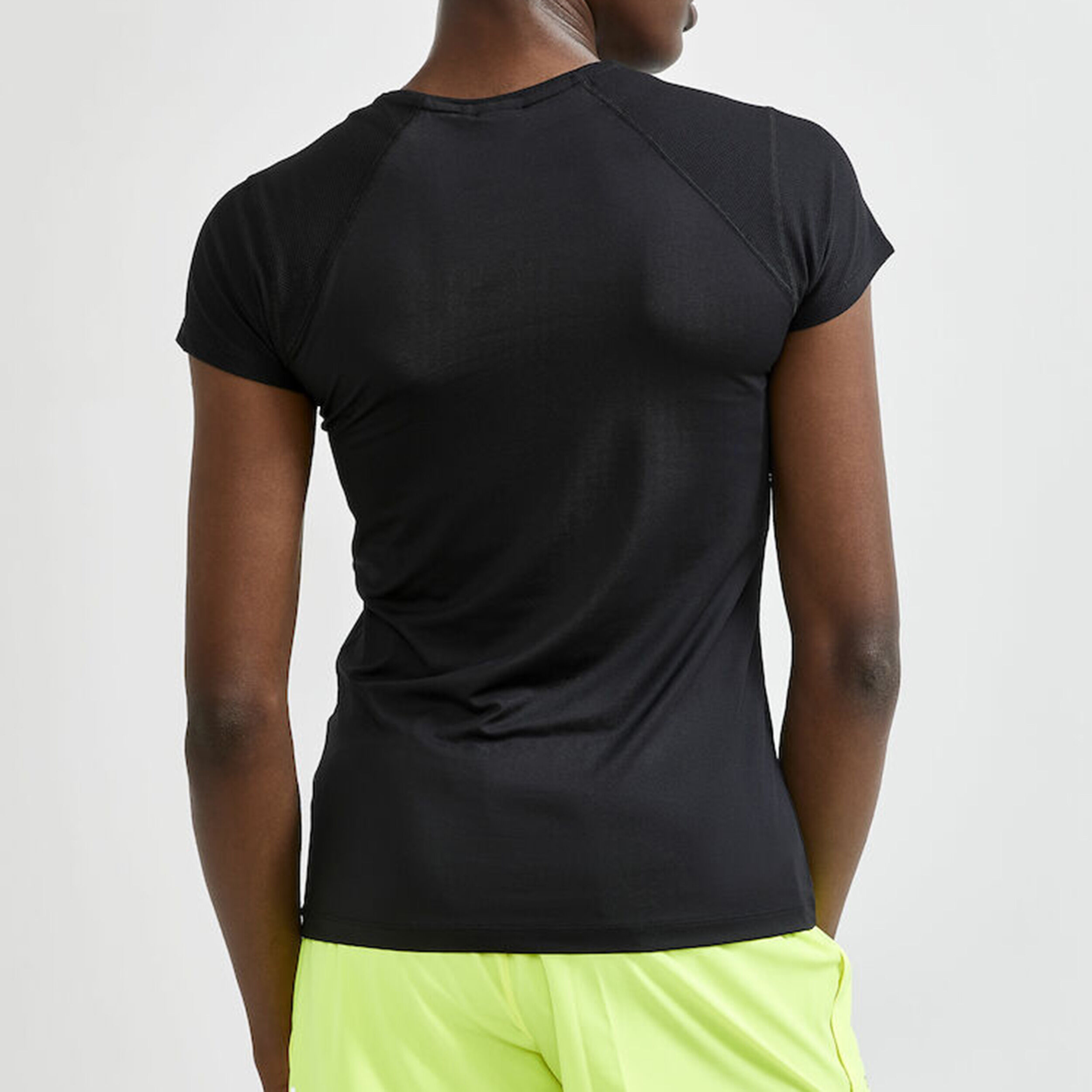 Craft ADV Essence Shortsleeve Slim Maillot De Course Femmes - Noir
