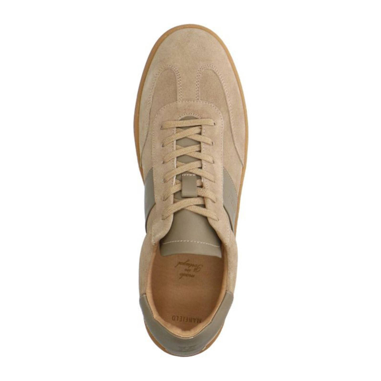Manfield suède sneakers beige