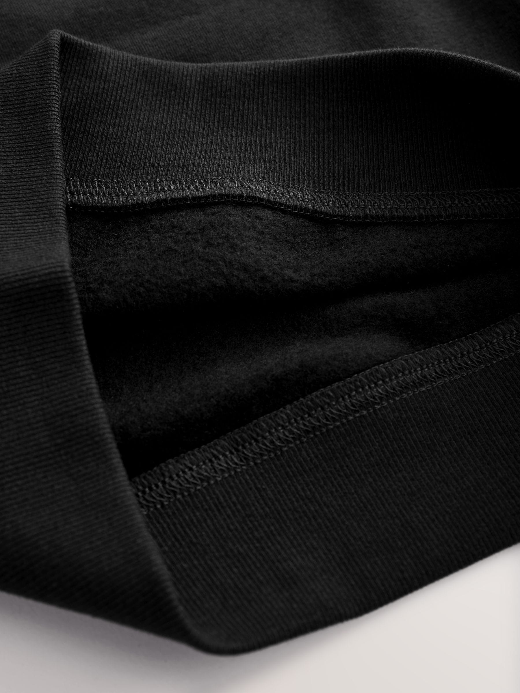Zwart - Schoolsweater met ronde hals (3-17jr)