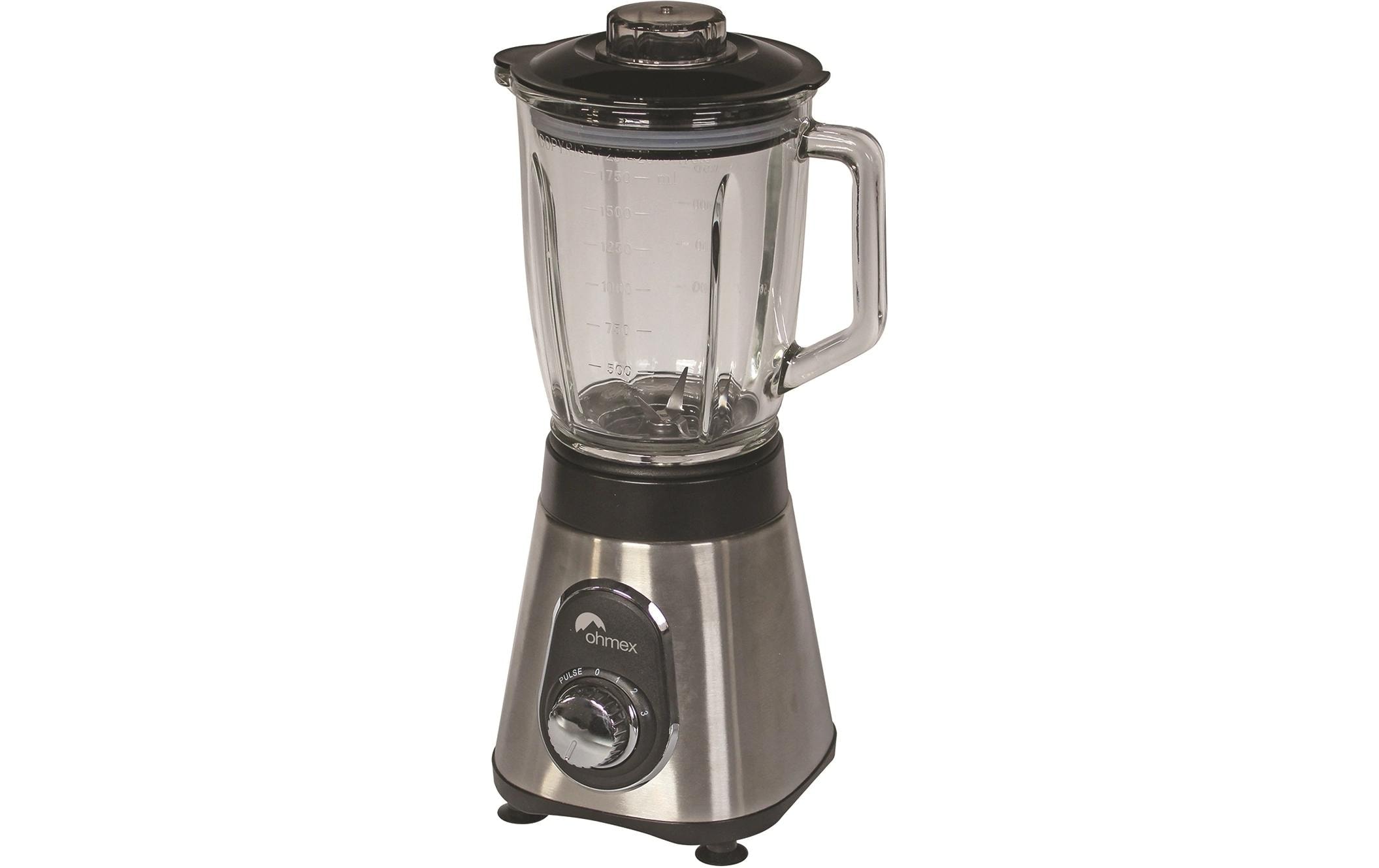 ohmex Standmixer »OHM-BLE-1788MET Schwarz/Silber« 500 W