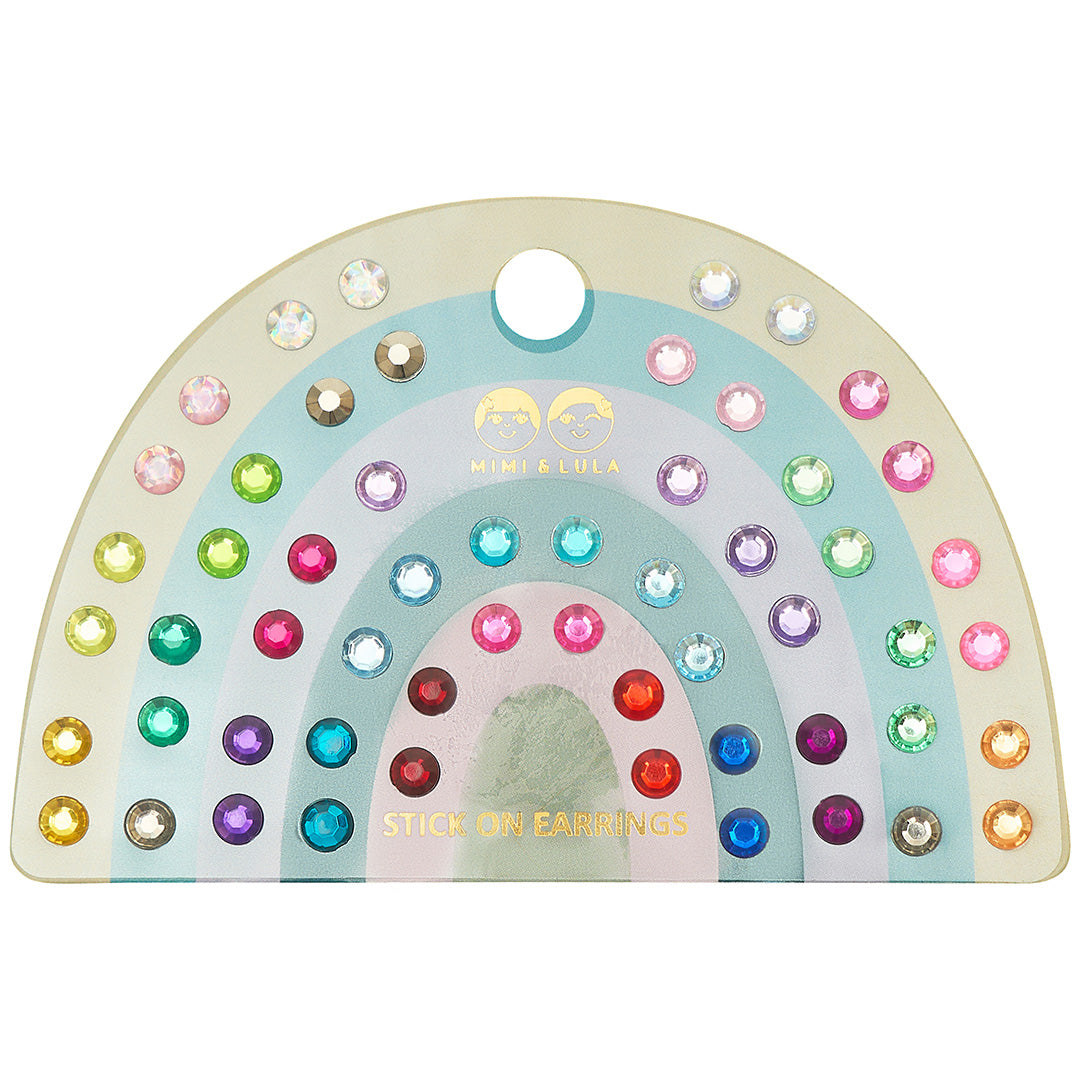 mimi & lula plakoorbellen bright gem - 30 paar