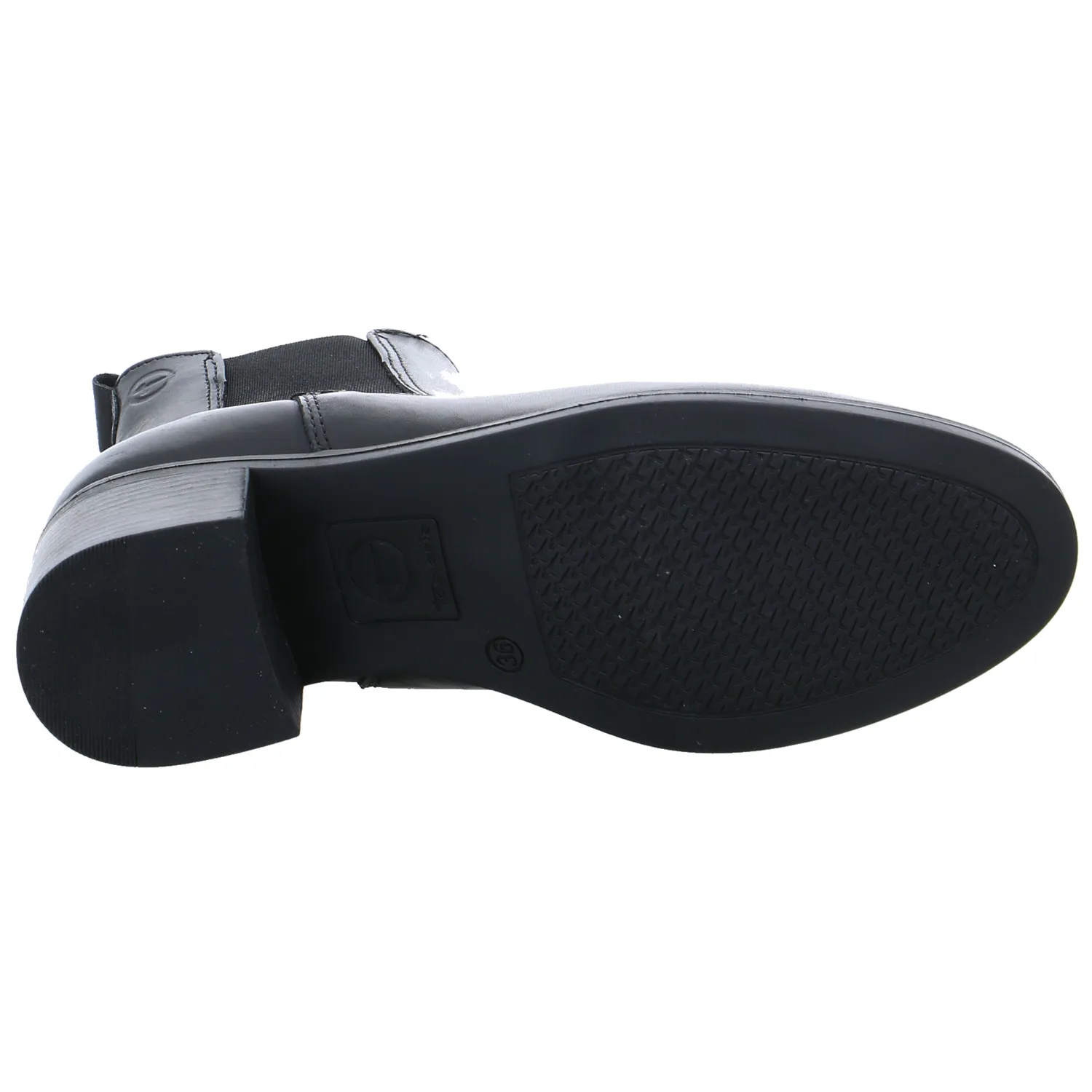 TAMARIS Stiefelette Schwarz Leder
