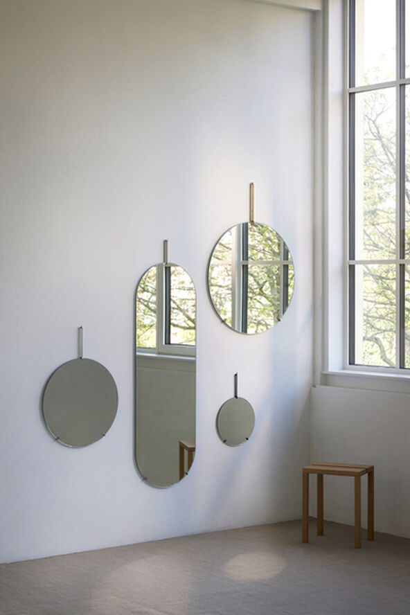 Moebe Wall Mirror spejl 30 cm. Brass