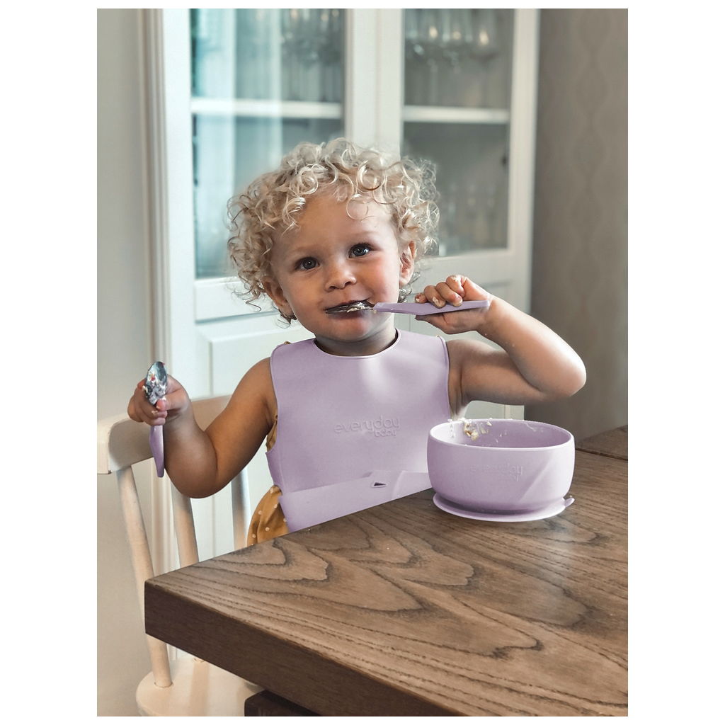Everyday BabyEveryday Baby   Faltbares Silikonlätzchen light lavender