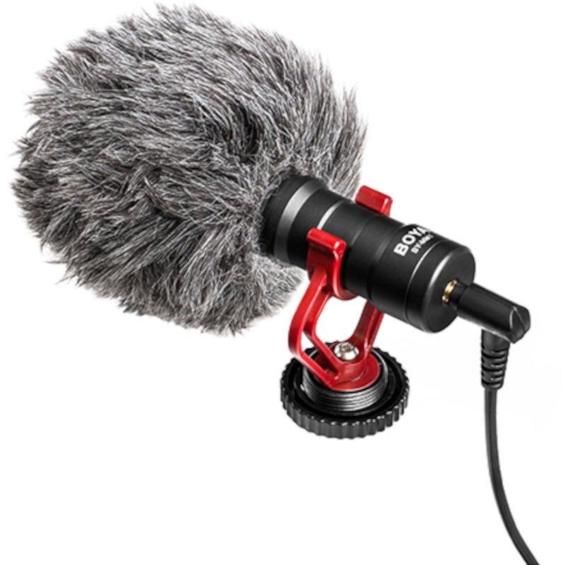 Boya BY-MM1 cardioïde microfoon voor smartphones en DSLR camera's