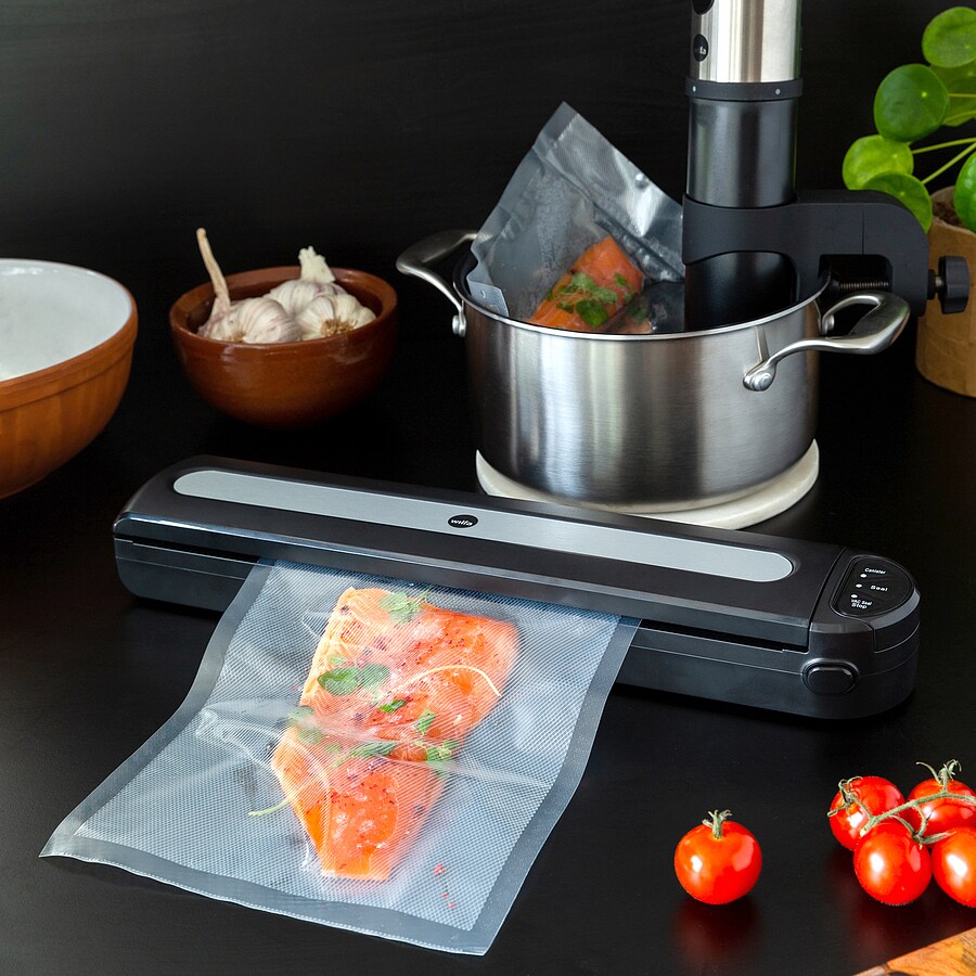 WILFA Vakuumiergerät TROUT, 100W, VS-0812B, schwarz