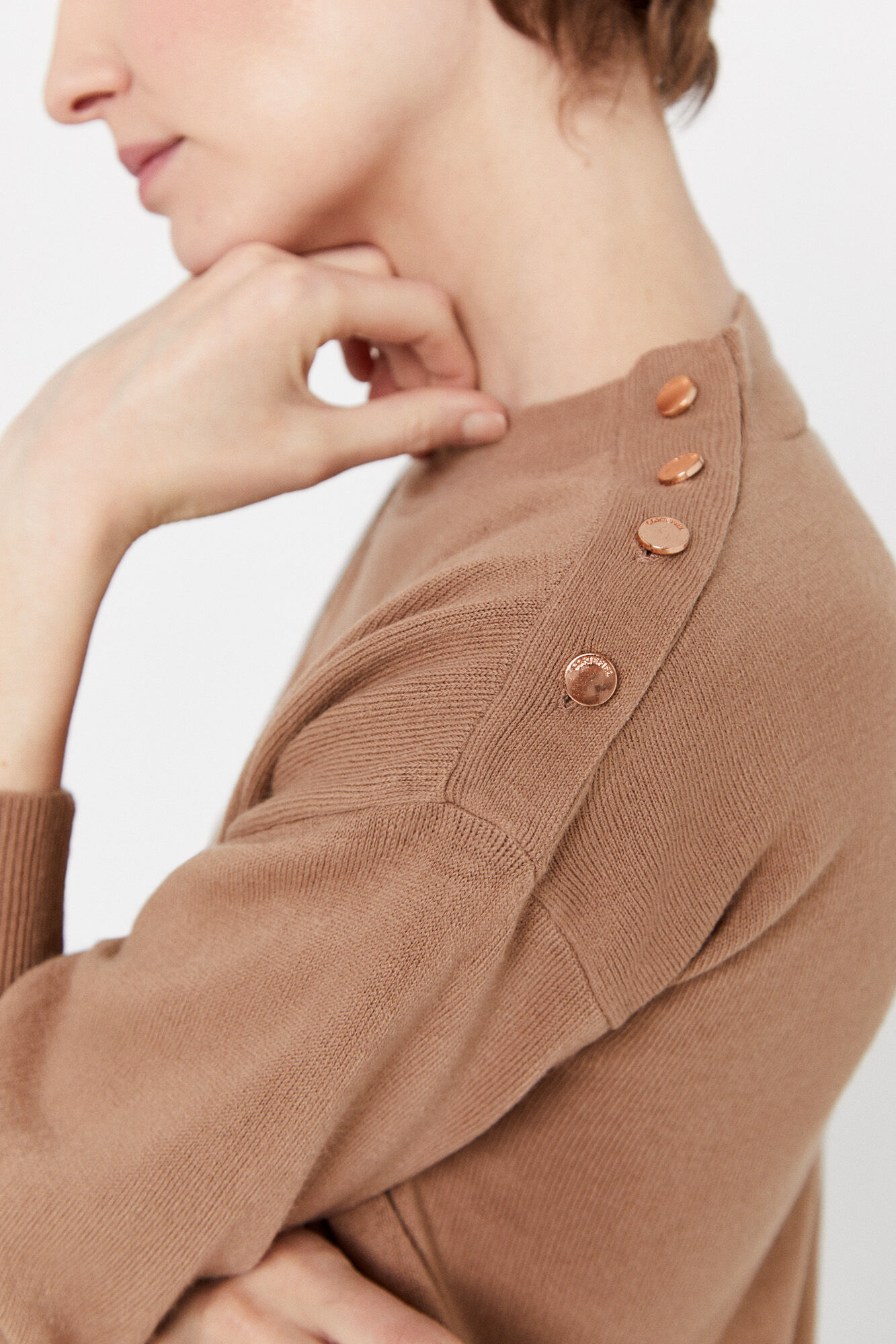 Camisa Soft Touch - Marrom