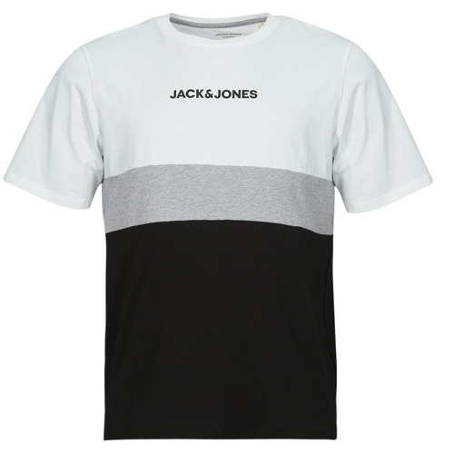 Jack & Jones - JJEREID BLOCKING TEE SS - Blanc