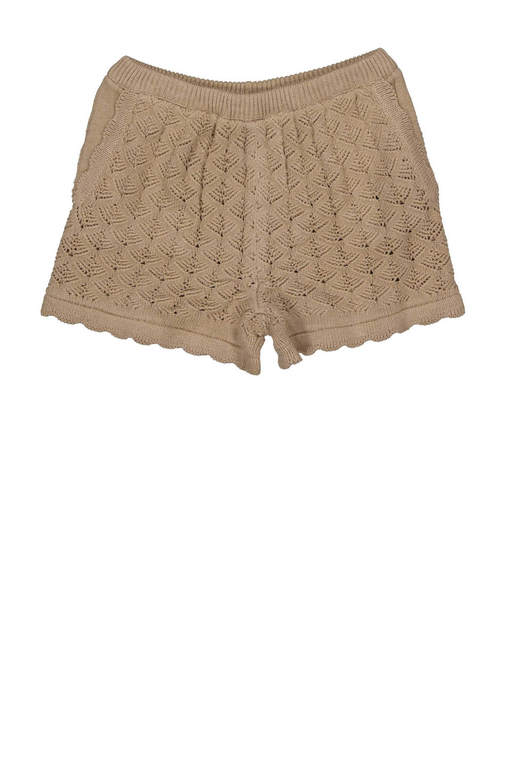 LEVV regular fit casual short KLAAR kameel