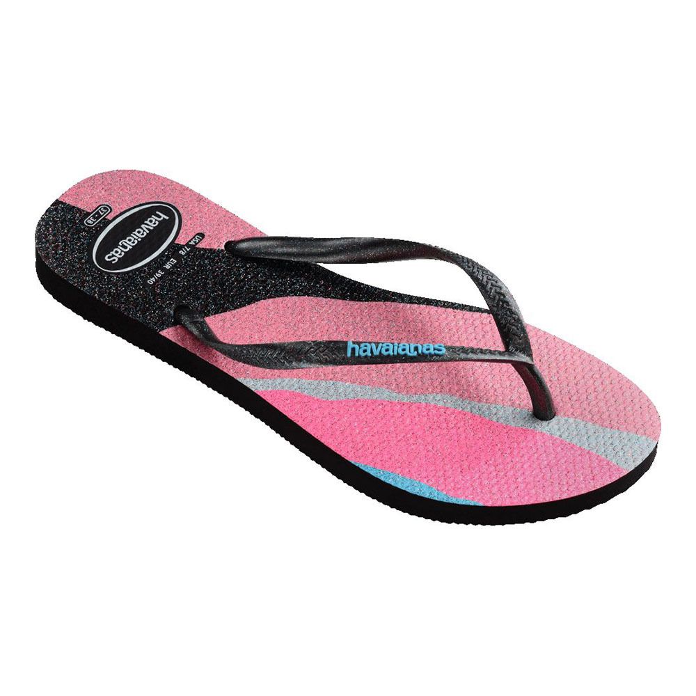 Havaianas SLIM PALETTE GLOW - Tongs Femme marine blue