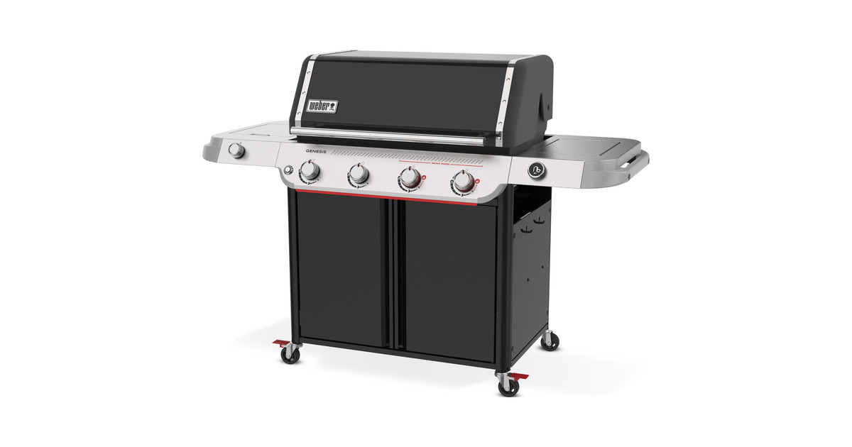 WeberGenesis E-435W gasbarbecue  (Zwart/metaal)