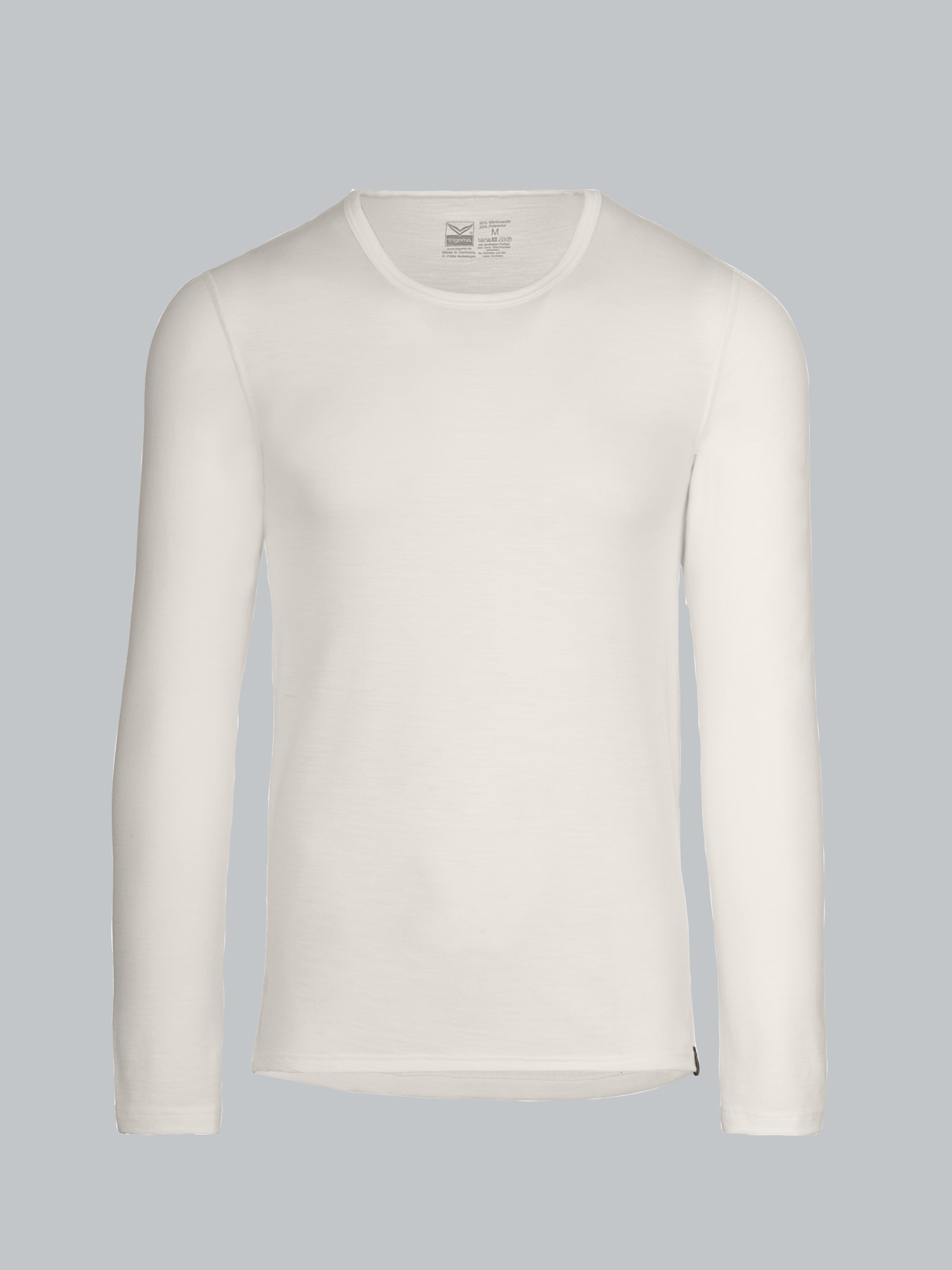 Sportshirt aus Merinowolle Natur