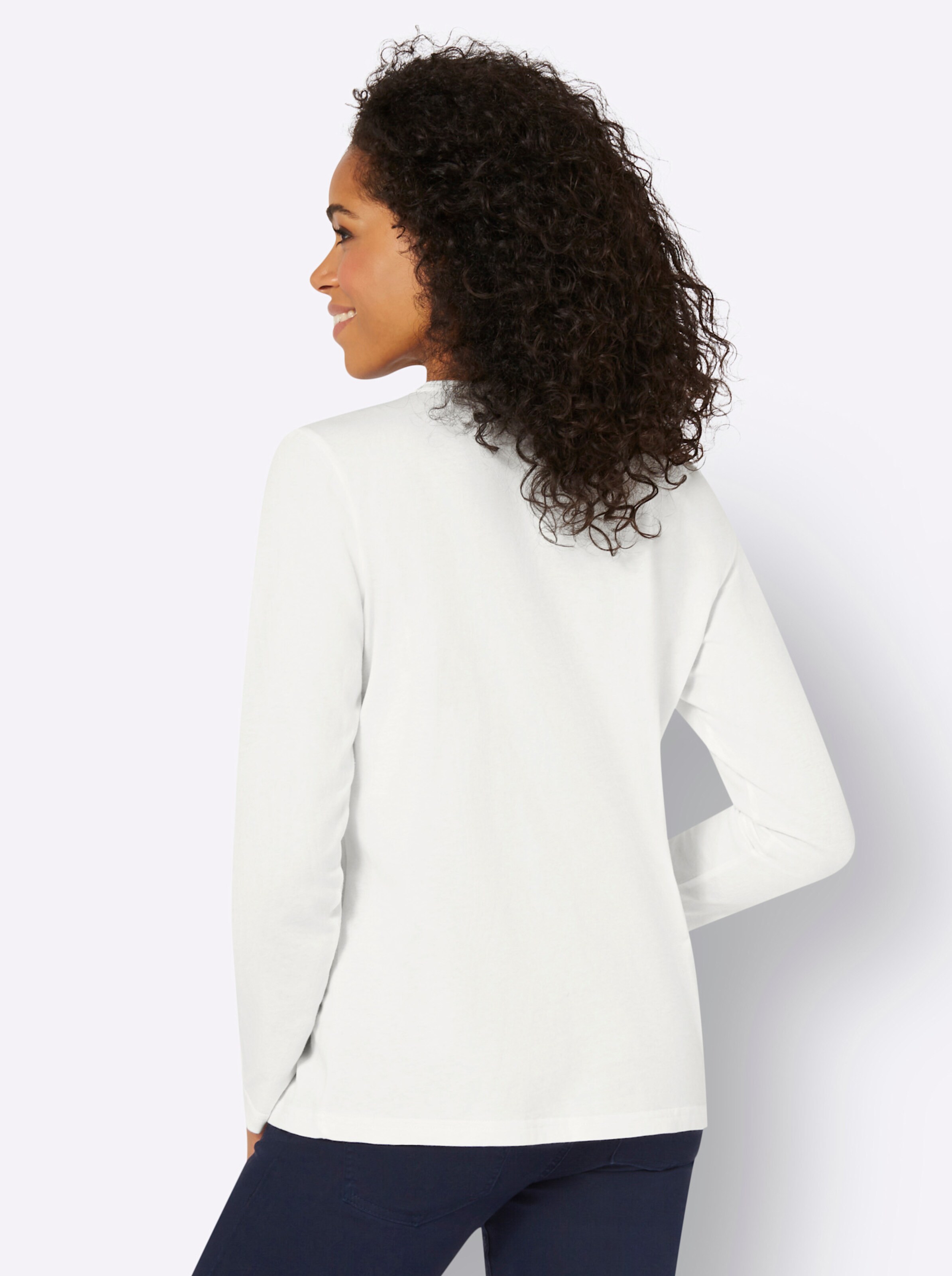 Shirt in ecru