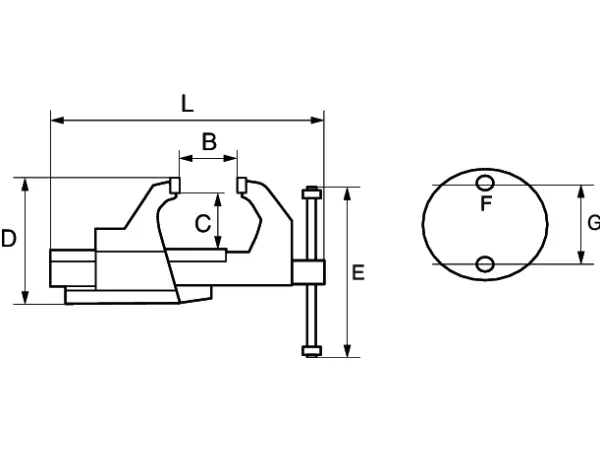 Bahco 834V-6, 19 kg