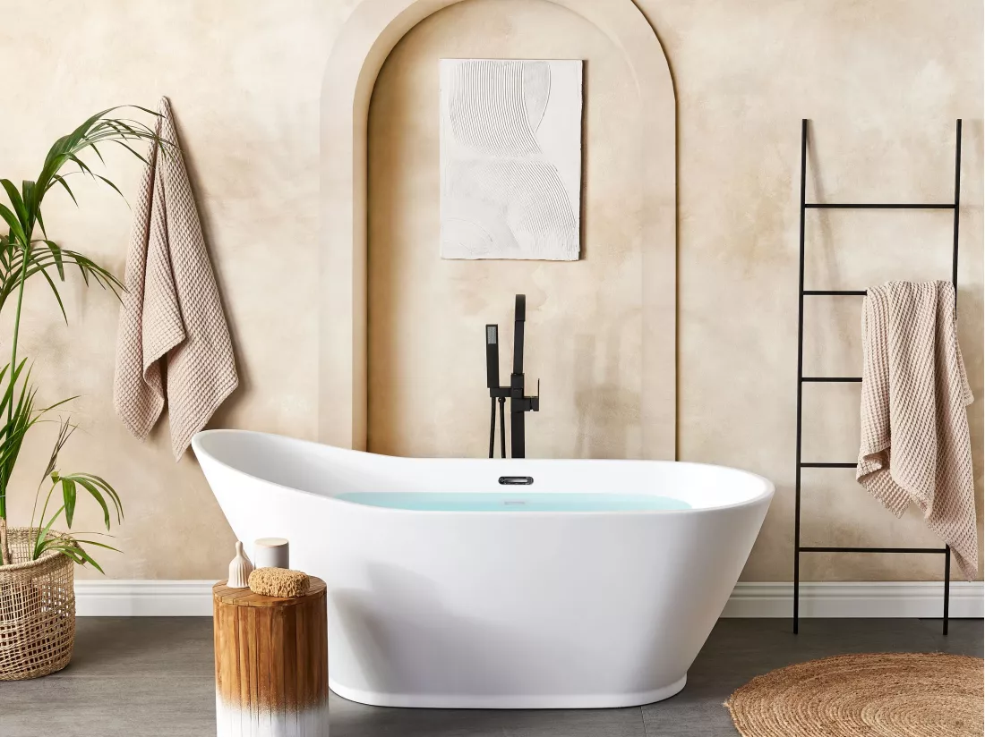 Baignoire îlot blanche 170 x 75 cm LONDRINA