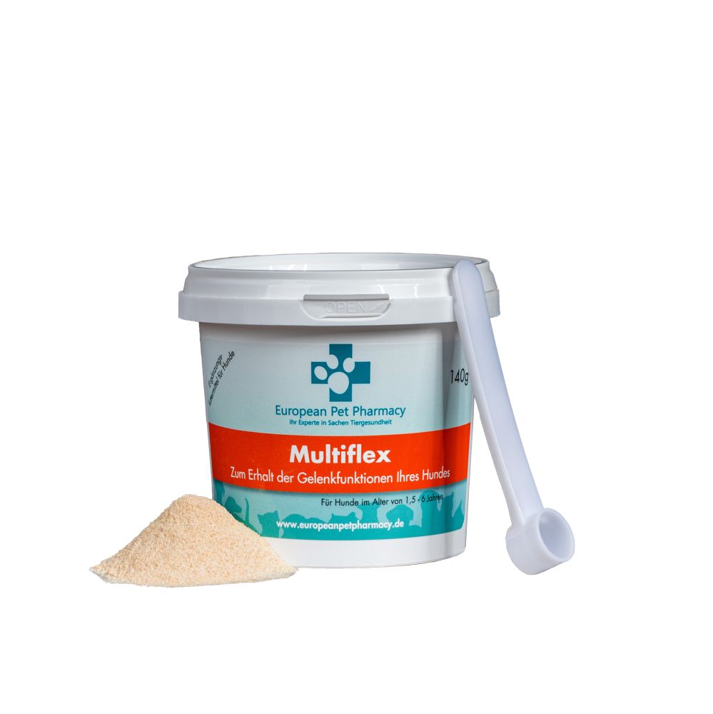 Europeanpetpharmacy’s Multiflex  hochdosiert zur Vorsorge für die Gelenke
