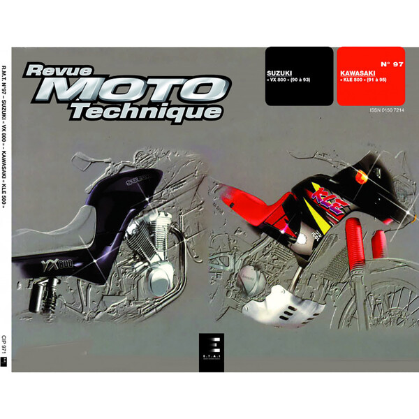 Etai - RMT 97 KAWASAKI KLE 500 (1991 à 1995) et SUZUKI VX 800 (1990 à 1993)