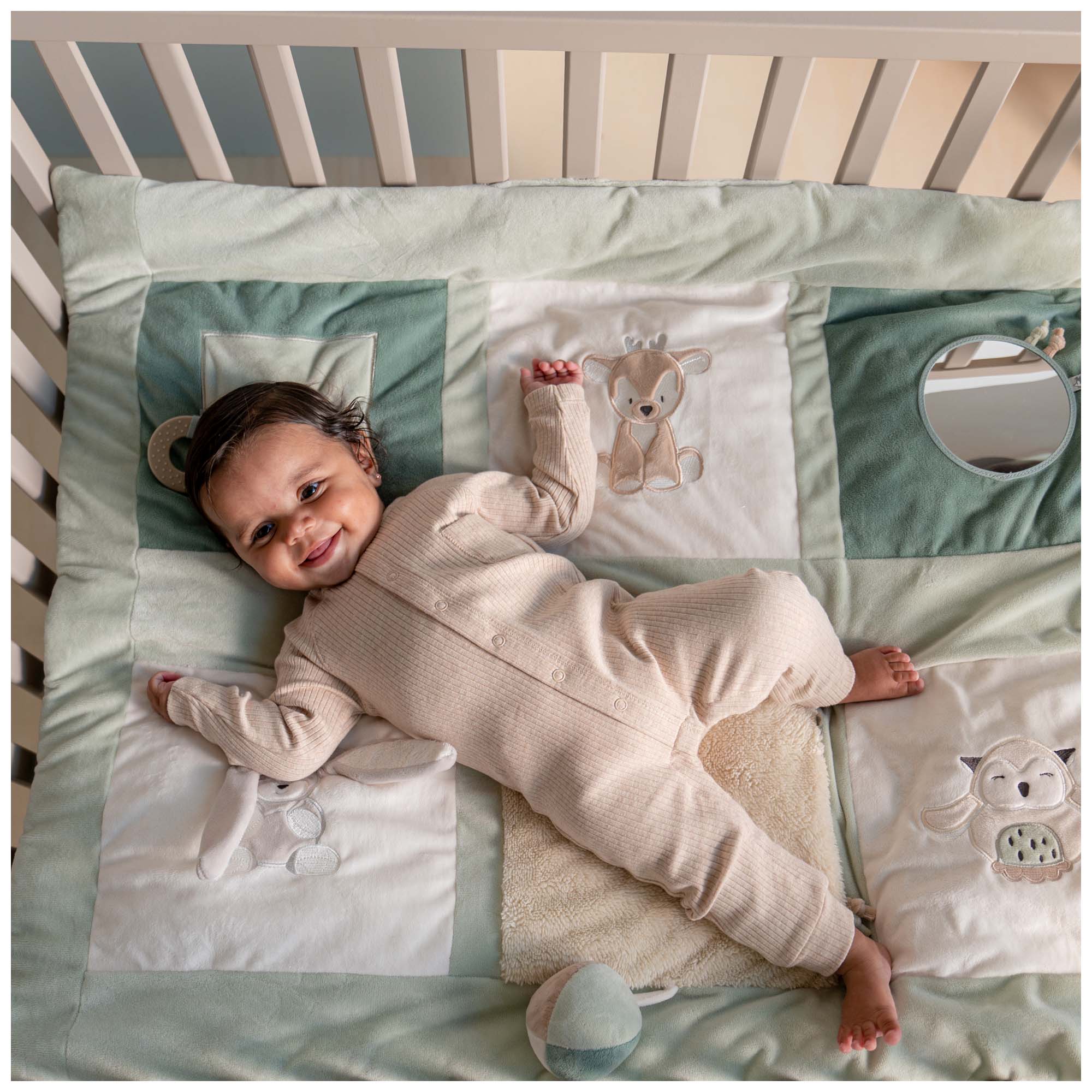 Prénatal boxkleed Kleine Vriendjes wit