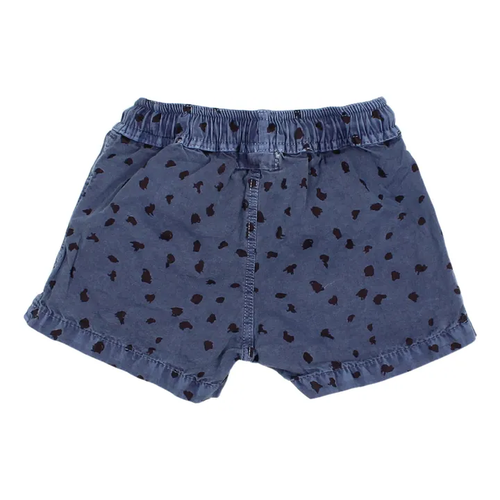 Búho Short de Bain Coton Bio Animal Bébé | Bleu marine