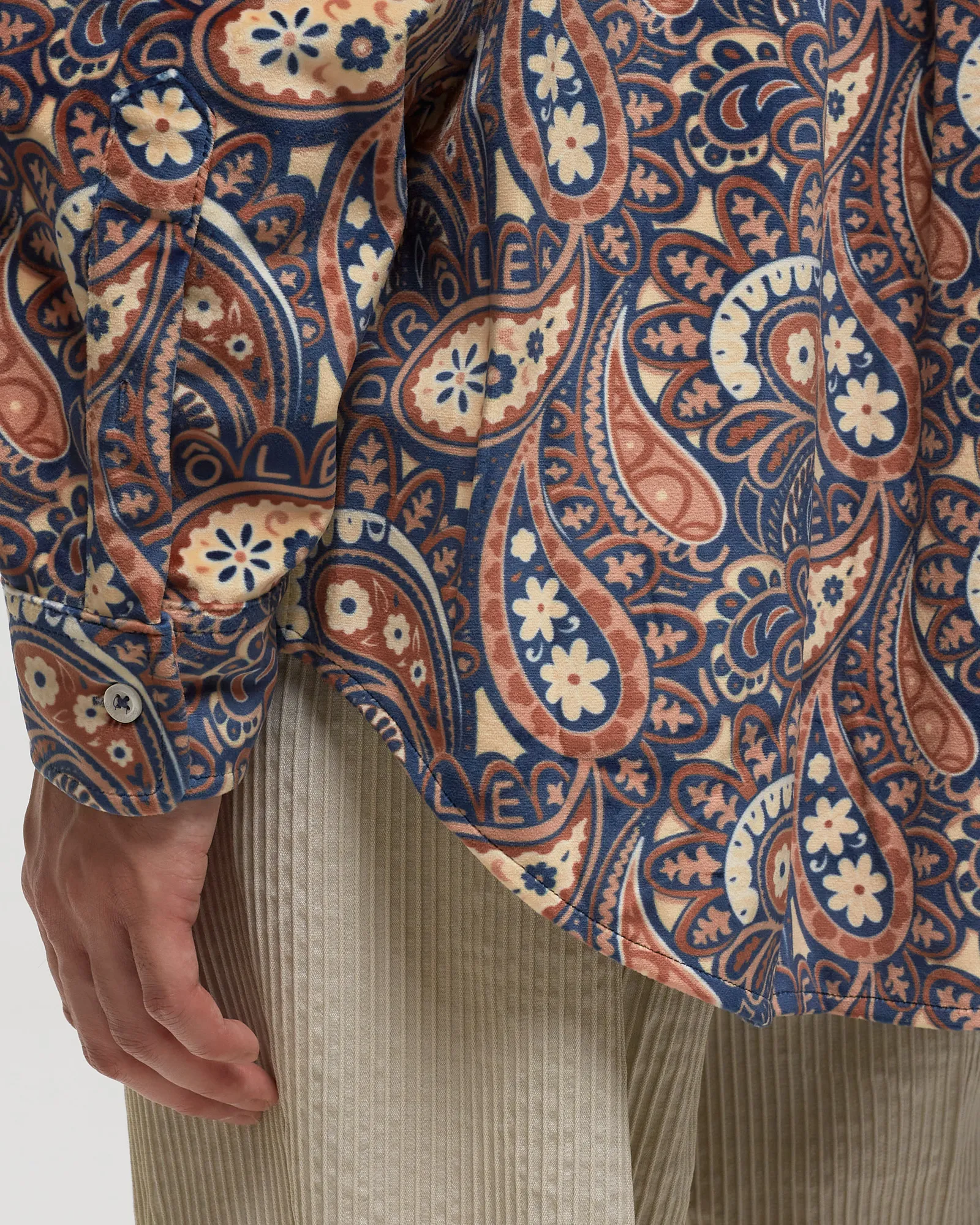 Drôle de Monsieur La Shirt Velours Paisley