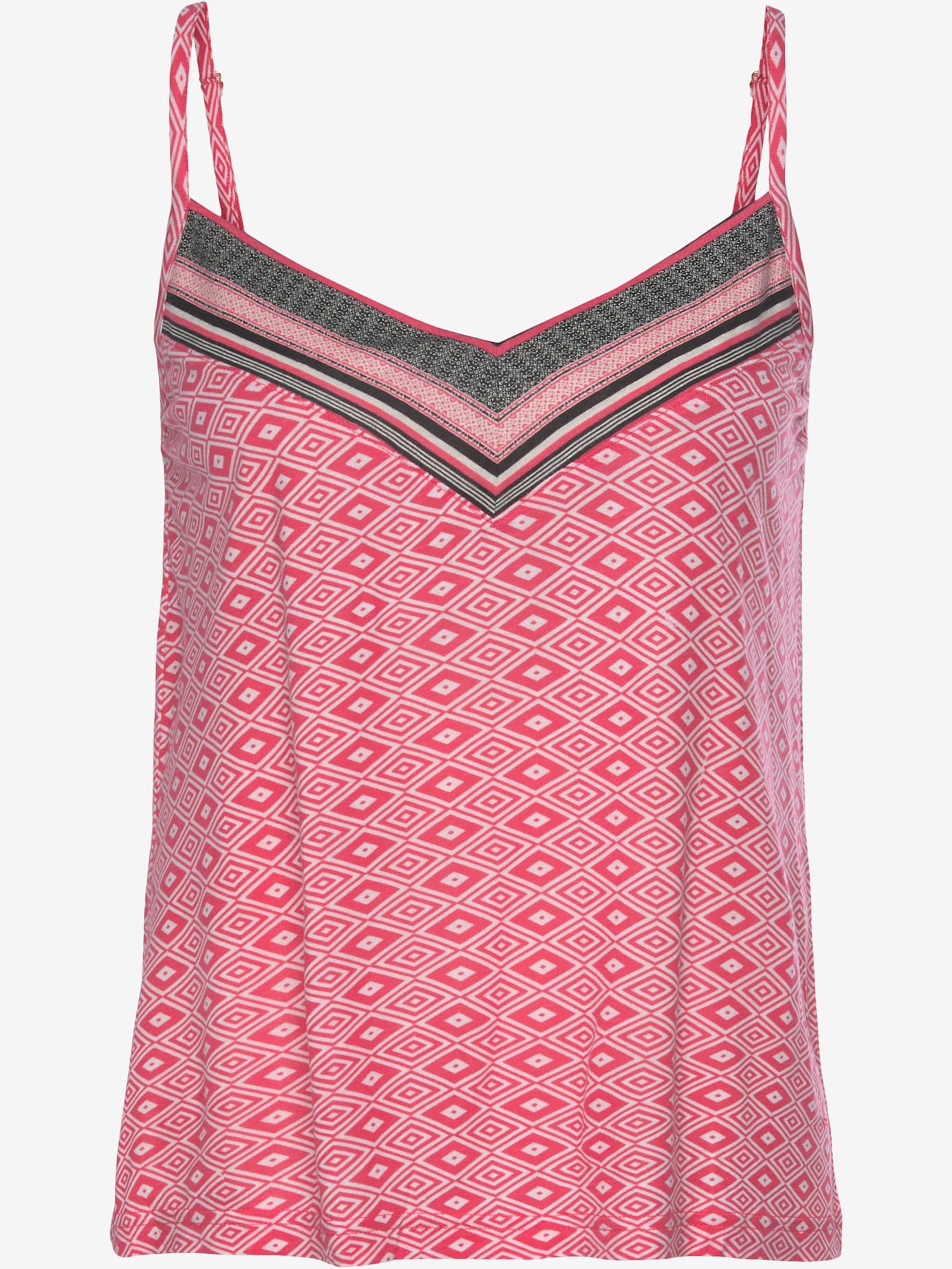 Debardeur haut avec motif ethnique
