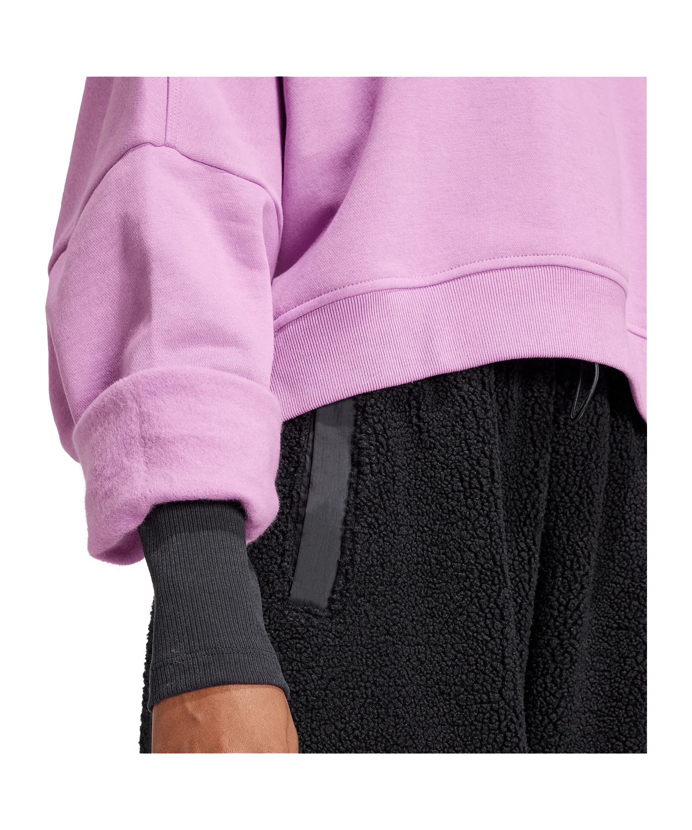 adidas Originals Essential Crew Fleece Sweatshirt Damen Schwarz