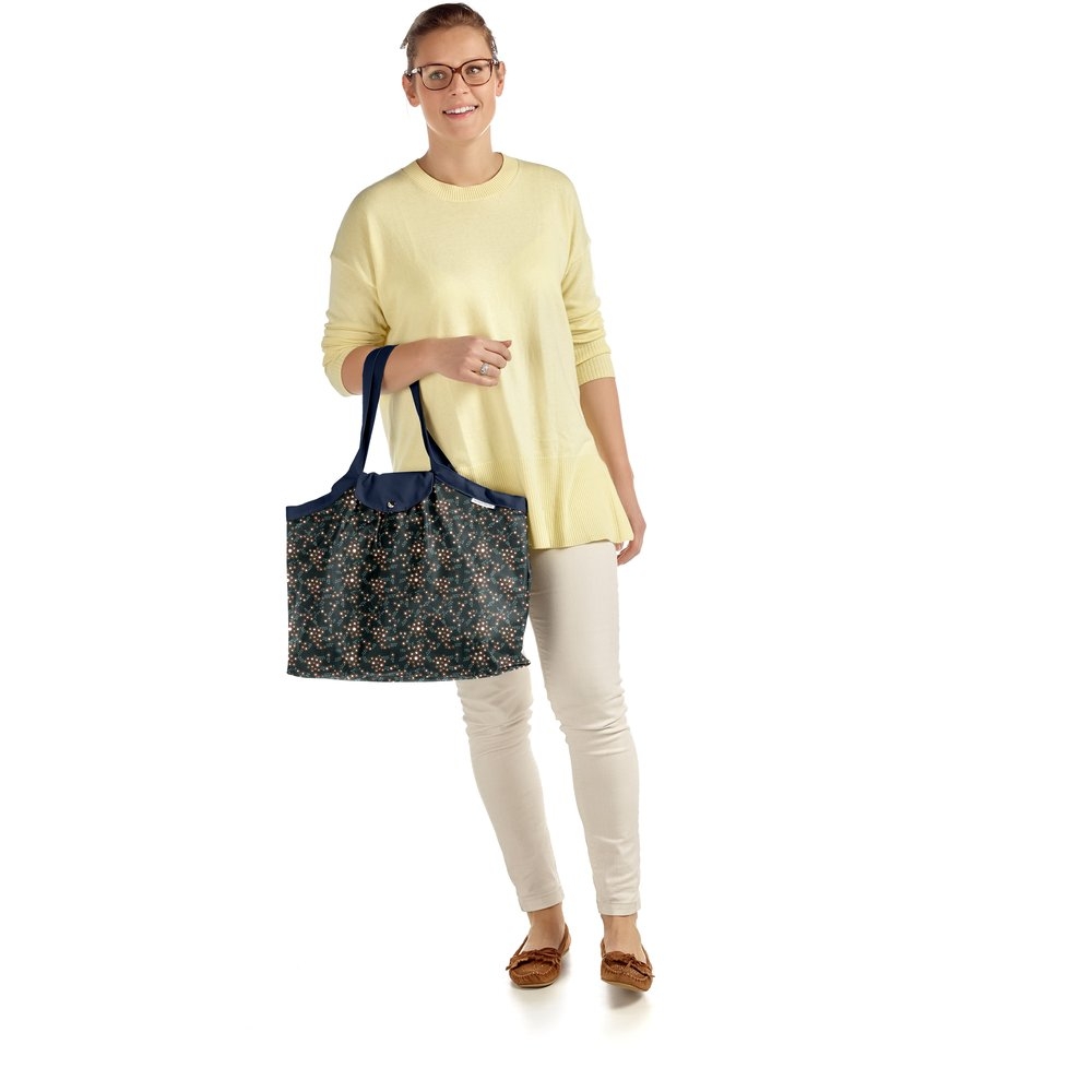 Sac Cabas Taille Moyenne Plissé Lucioles