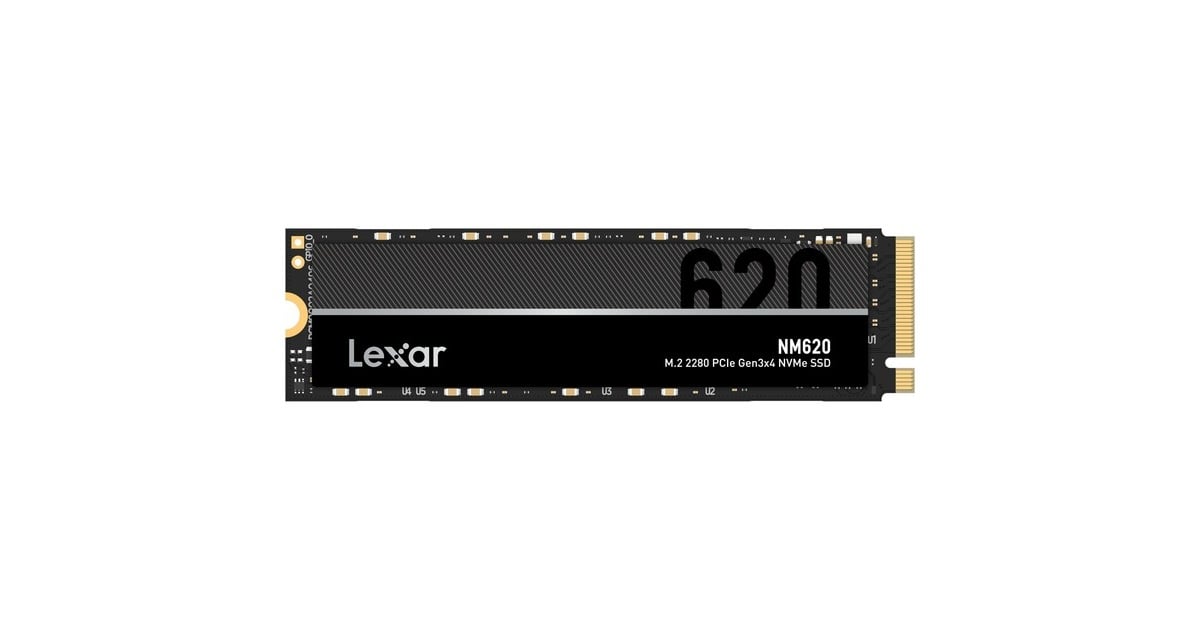 LexarNM620, 512 GB SSD  (PCIe 3.0 x4, NVMe 1.4, M.2 2280)