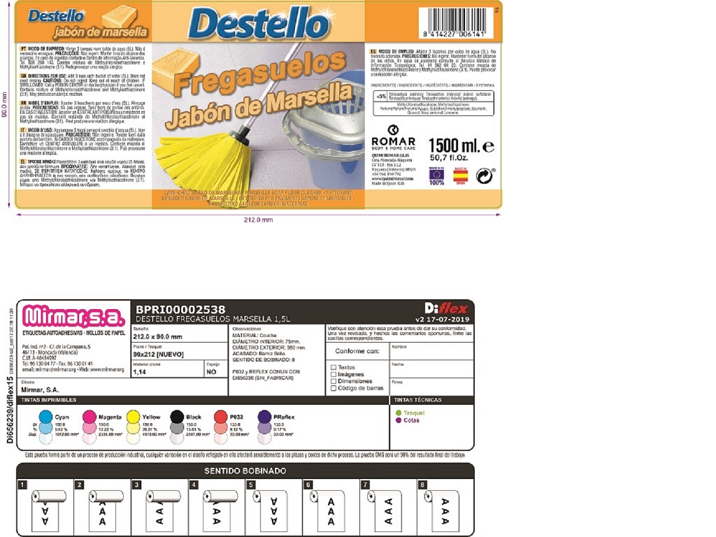 LAVA CHÃO DESTELLO MARSELHA 1.5L
