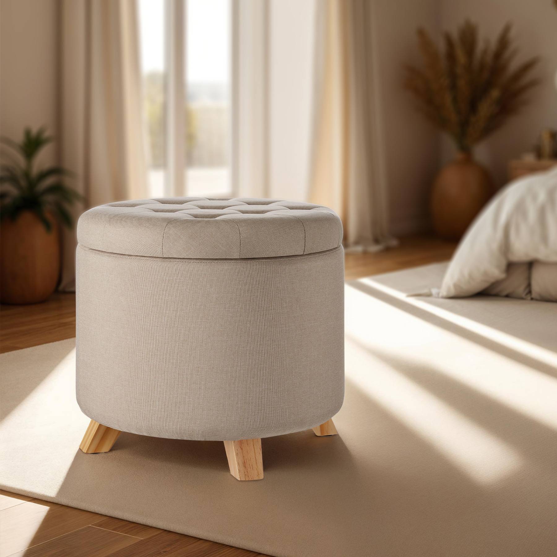 Sitzhocker mit Stauraum Suna