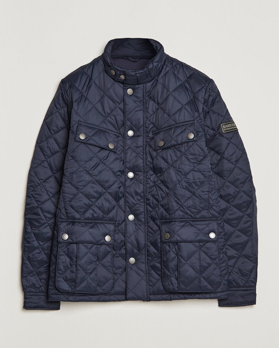 Barbour International Ariel Quilted Jacket Navy