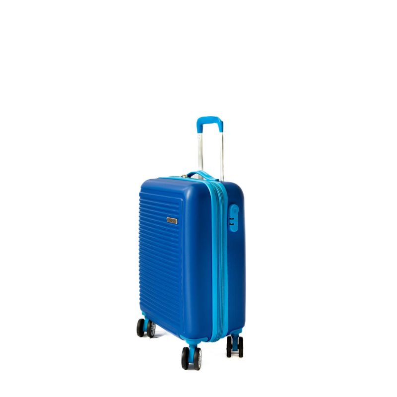 Valise cabine rigide Summer Bicolore extensible 55 cm Blue Blue