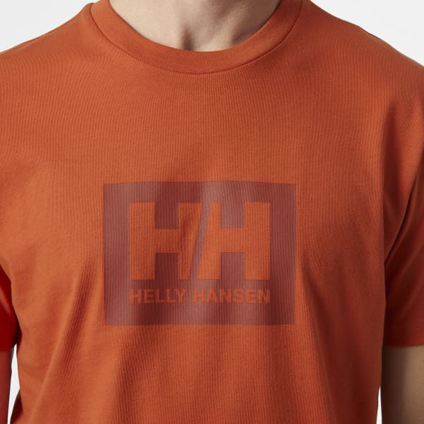 T-shirt HELLY HANSEN BOX T TERRACOTTA