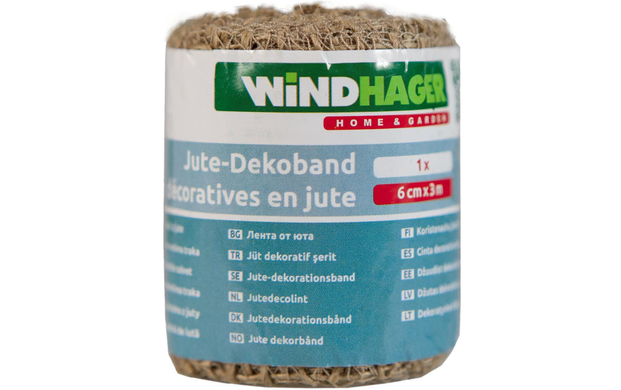 Jute-Dekoband, naturePflanzenvlies