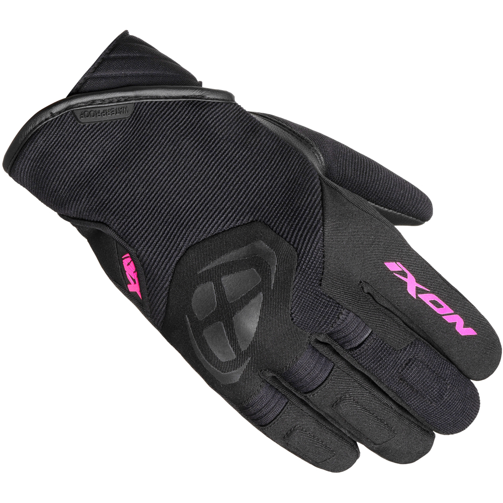 Ixon - Gants Femme MS Mig Waterproof Lady Noir / Fuchsia