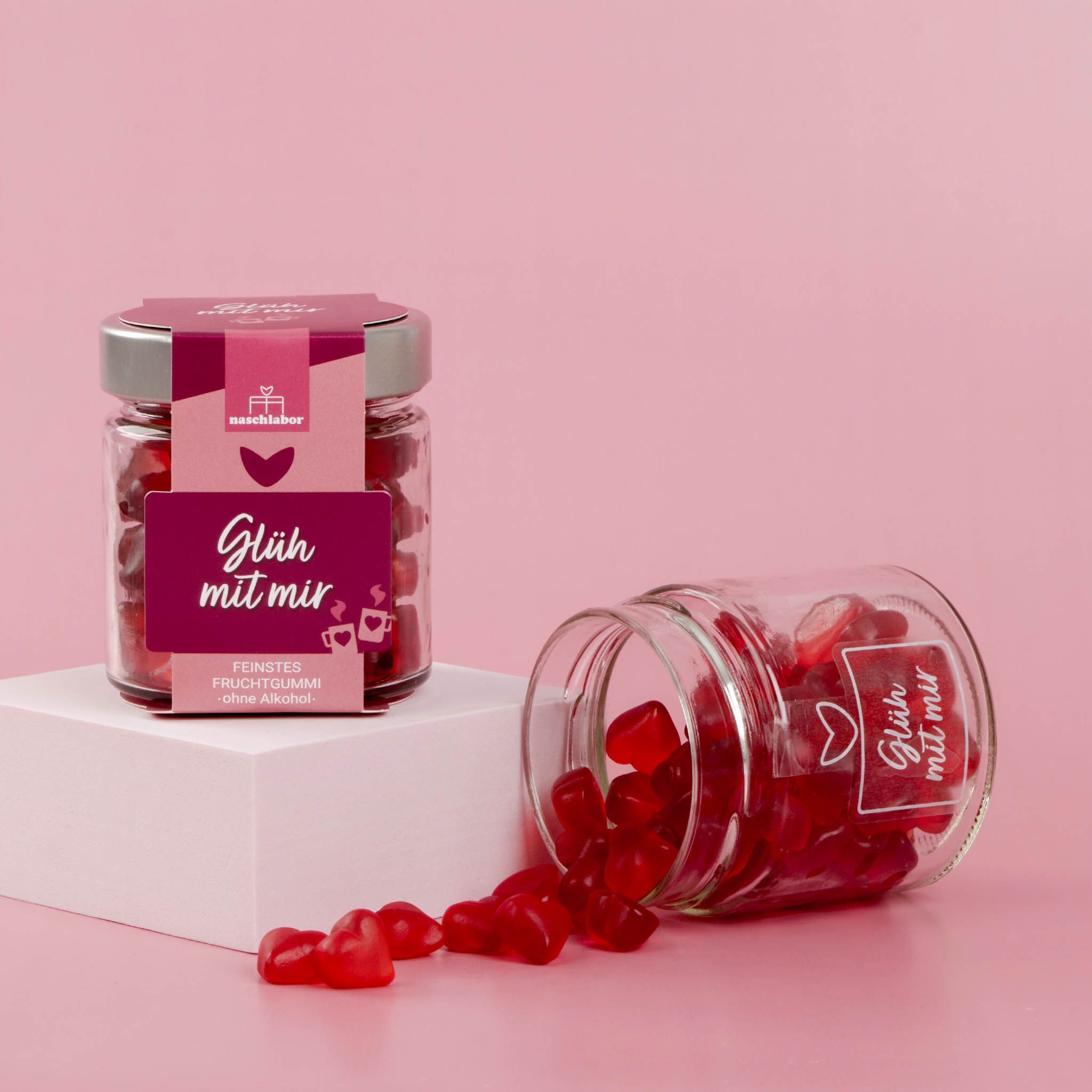 naschlabor Glüh mit mir im Geschenkglas