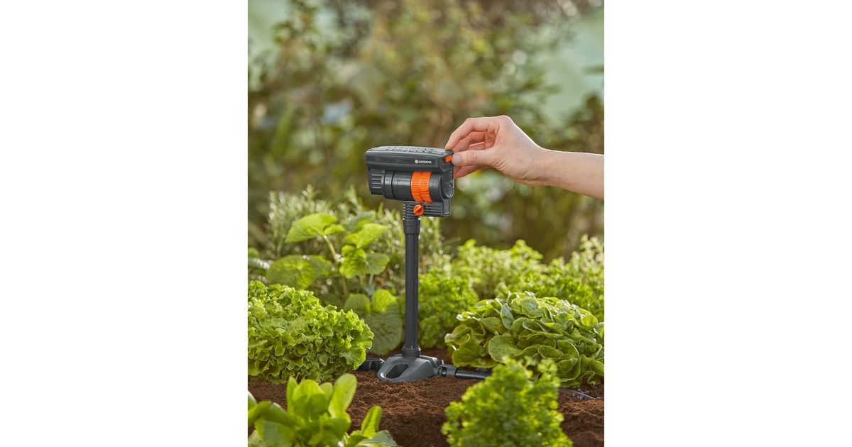 GARDENAMicro-Drip-System Zwenksproeier OS 90 sproeier  (Donkergrijs/oranje)