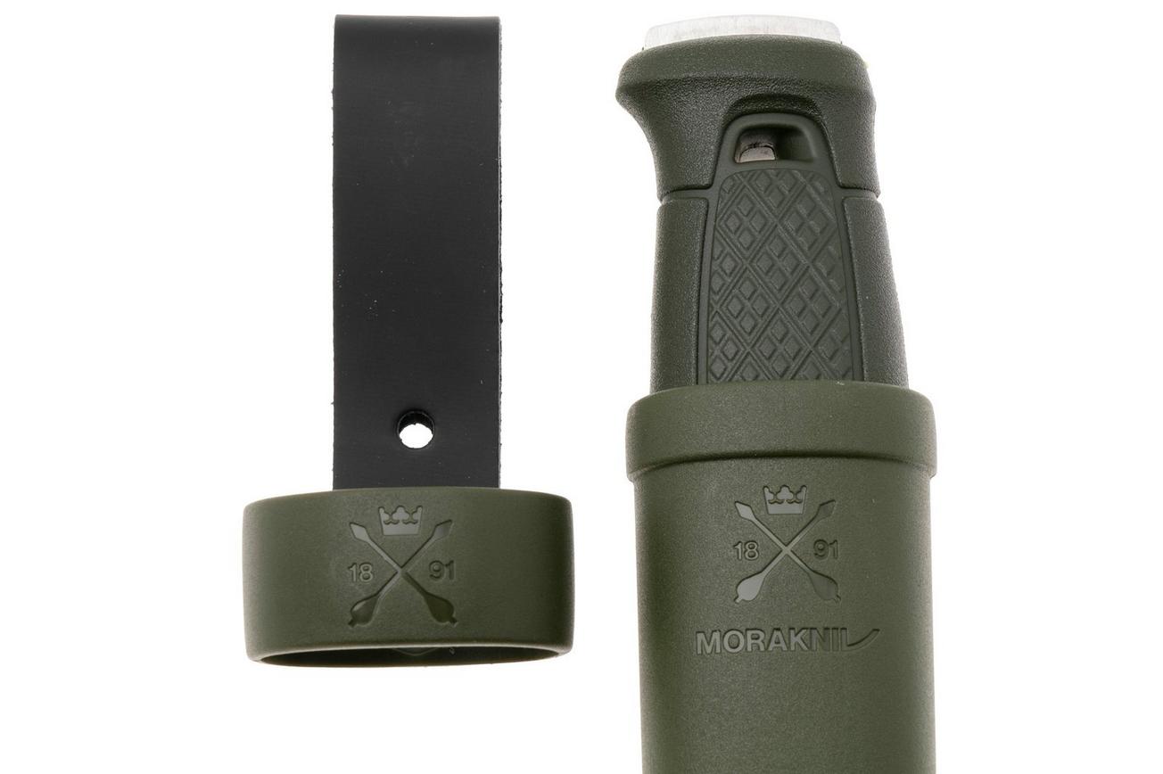 Morakniv Garberg Stainless 14472 Satin 14C28N, Green Polyamide, bushcraftmes