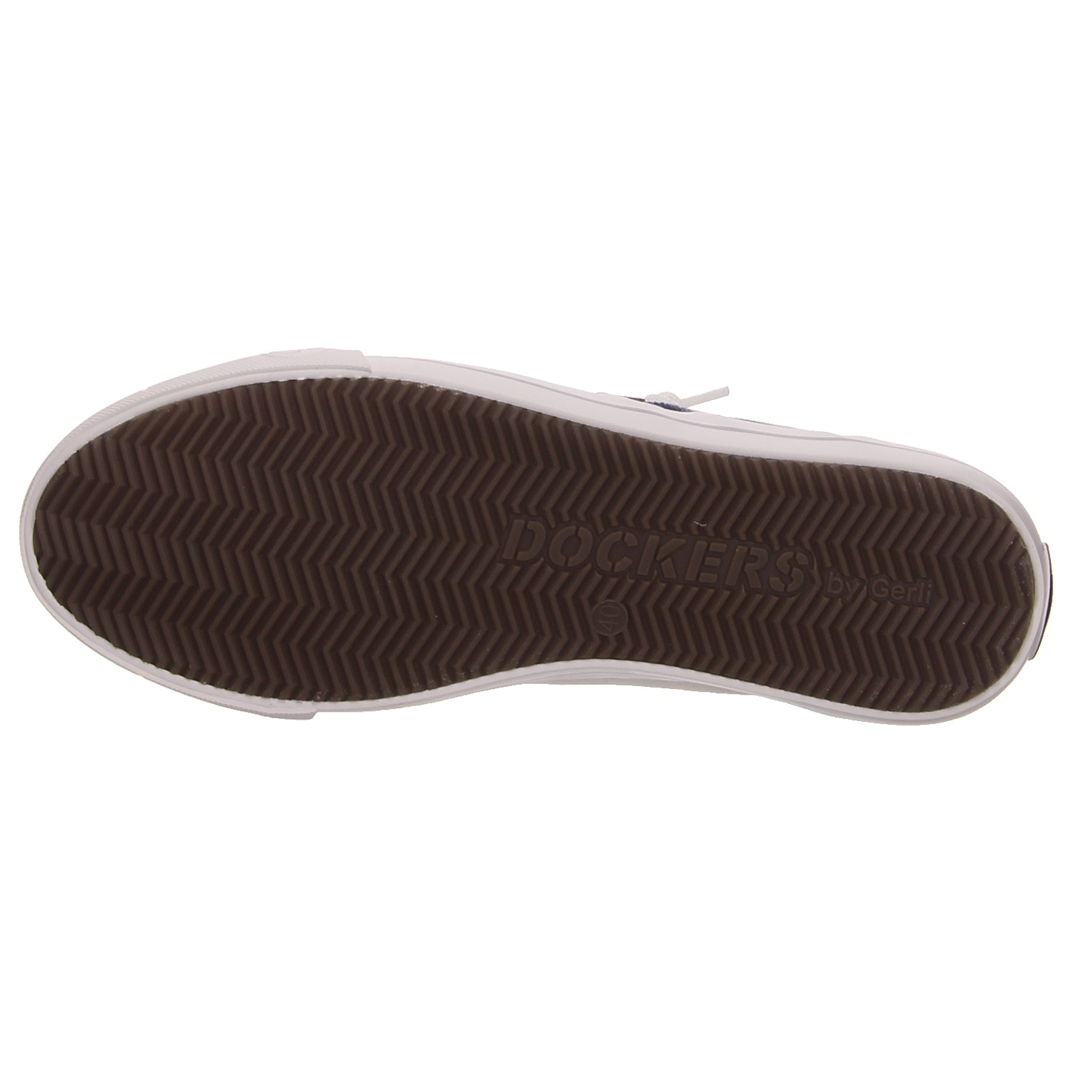 Dockers Schnürhalbschuhe weiß weiss/weiss kombi
